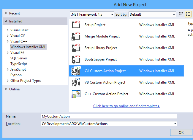 Windows Installer Custom Action